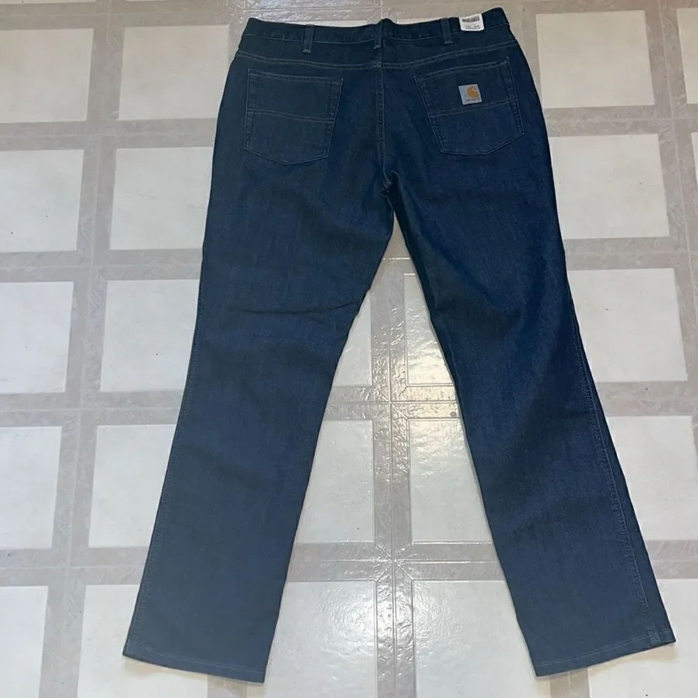 NEW WITH TAGS WOMEN’S CARHARTT RELAXED FIT STRAIGHT LEG JEANS SIZE 12